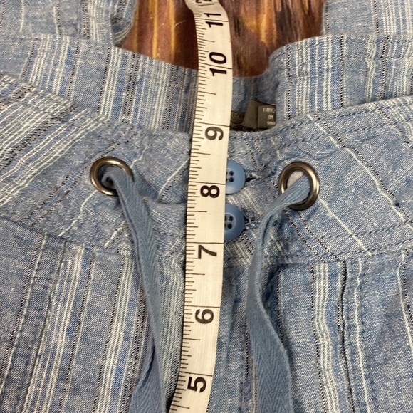 Prana Blue Striped Capris - Picture 6 of 12